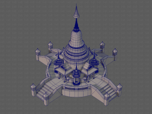 pagoda v04 Modello 3D