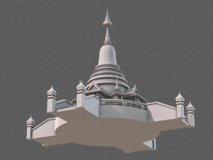 pagoda v04 Modello 3D