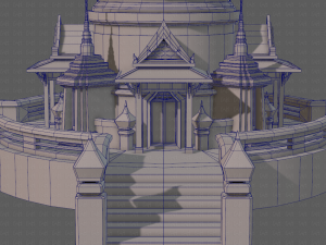 pagoda v04 Modello 3D