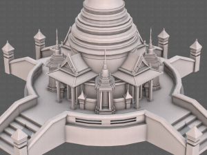 pagoda v04 Modello 3D
