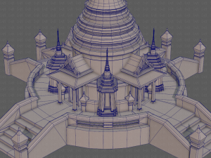 pagoda v04 Modello 3D