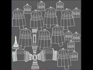 pagode v04 Modelo 3D