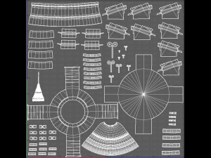 pagoda v04 Modello 3D