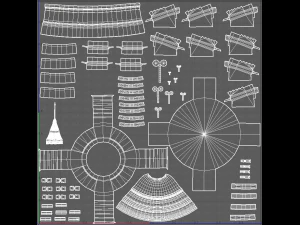 pagode v04 Modelo 3D