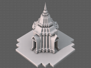 pagoda v05 3D मॉडल