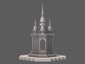 pagoda v06 3D 모델
