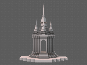pagoda v06 3D 모델