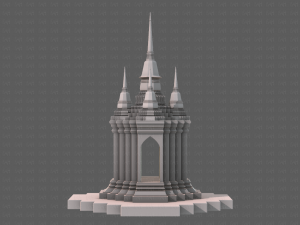 pagoda v06 3D 모델