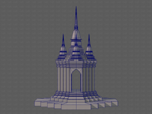 pagoda v06 3D 모델