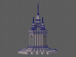 pagoda v06 3D 모델