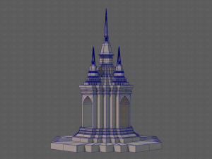 pagoda v06 3D 모델