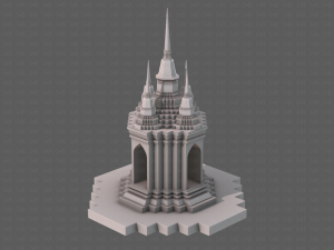 pagoda v06 3D 모델