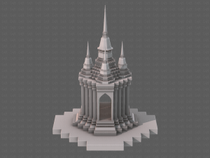pagoda v06 3D 모델