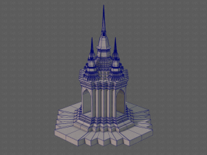 pagoda v06 3D 모델