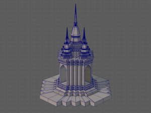 pagoda v06 3D 모델