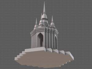 pagoda v06 3D 모델