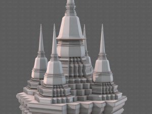 pagoda v06 3D 모델
