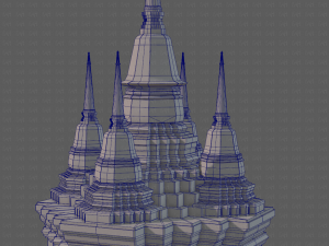 pagoda v06 3D 모델