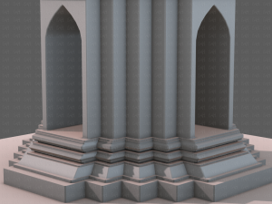 pagoda v06 3D 모델