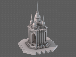 pagoda v06 3D 모델