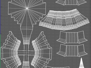 pagoda v06 3D 모델