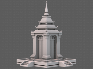 pagoda v07 Modello 3D