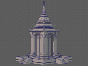 pagoda v07 Modello 3D