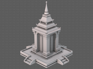 pagoda v07 Modello 3D