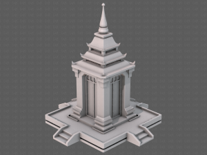 pagoda v07 Modello 3D