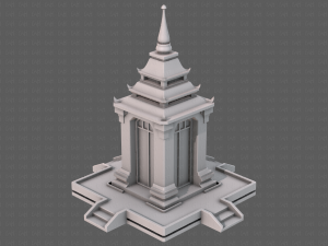 pagoda v07 Modello 3D
