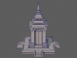 pagoda v07 Modello 3D