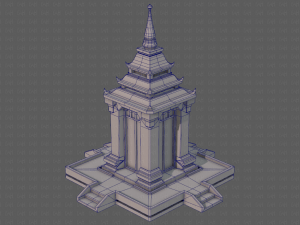 pagoda v07 Modello 3D