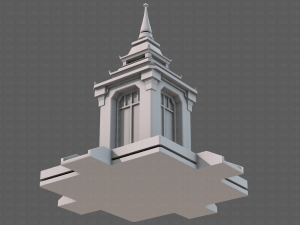 pagoda v07 Modello 3D