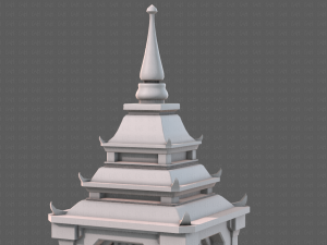 pagoda v07 Modello 3D