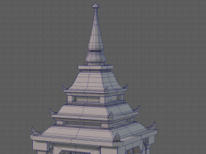 pagoda v07 Modello 3D