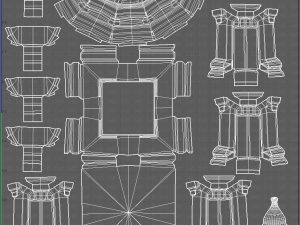 pagoda v07 Modello 3D