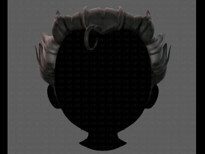 3d hair style for boy v62 3D Model