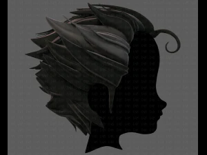 3d hair style for boy v62 3D Model