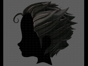 3d hair style for boy v62 3D Model