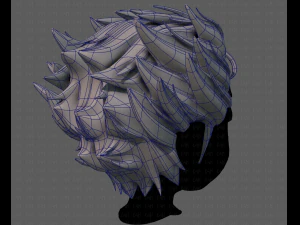 3d hair style for boy v62 3D Model