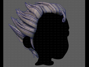 3d hair style for boy v62 Modello 3D