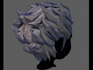 3d hair style for boy v62 3D Model