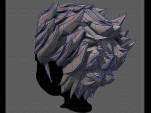 3d hair style for boy v62 Modello 3D