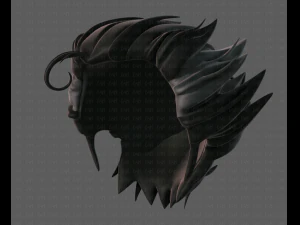 3d hair style for boy v62 3D Model