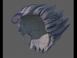 3d hair style for boy v62 3D Model
