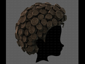 3d hair style for boy v63 3D Model