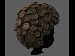 3d hair style for boy v63 3D Model