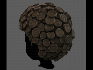 3d hair style for boy v63 3D Model