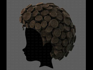 3d hair style for boy v63 3D Model
