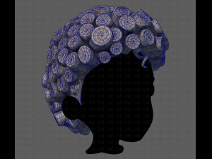 3d hair style for boy v63 3D Model